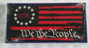 Thirteen Packs of 50 Bumper Stickers Betsy Ross American 250th Anniversary Themed Hot Sellers 3.5"x7.5" Inches 650 Total Retail Value $1500+