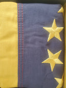 Betsy Ross American Heritage Flag | 2x3 Ft Cotton Sewn | Tea-Stained Vintage | Collector Edition
