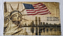 911 25th Anniversary of 9/11/2001 in 2026 Nine Flags Collection 3x5 Feet Brass Grommets One of Each Sale Plus USA