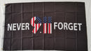 911 25th Anniversary of 9/11/2001 in 2026 Nine Flags Collection 3x5 Feet Brass Grommets One of Each Sale Plus USA
