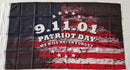 911 25th Anniversary of 9/11/2001 in 2026 Nine Flags Collection 3x5 Feet Brass Grommets One of Each Sale Plus USA