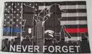 911 25th Anniversary of 9/11/2001 in 2026 Nine Flags Collection 3x5 Feet Brass Grommets One of Each Sale Plus USA