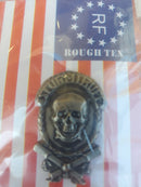 Sturmtrooper Skull & Crossed Rifles Lapel Pin | Hard Enamel | Military History Collector Pin