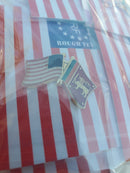 USA & Sri Lanka Friendship Flags Gold-Plated Lapel Pin | Hard Enamel | Diplomatic & Heritage Pin