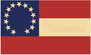 7th Tennessee Stars & Bars 3'X5' Flag ROUGH TEX® 100D Regiment 13 Stars First National