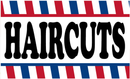 Haircuts 3'x5' Flag ROUGH TEX® 100D Barber Shop