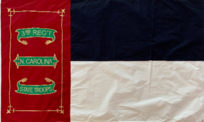 3rd North Carolina 3'x5' Embroidered Flag ROUGH TEX® Cotton