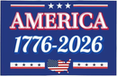 America 1776 2026 USA Map 3'X5' Flag ROUGH TEX® 68D