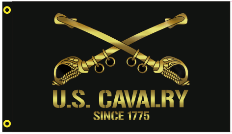 US Cavalry 1775 3'x5' Flag ROUGH TEX® 100D