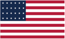 USA 1822-1836 24 Stars 3'x5' Flag ROUGH TEX® 100D