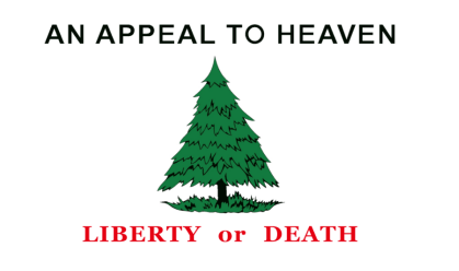 An Appeal To Heaven Liberty Or Death 3'x5' Embroidered Flag ROUGH TEX® Cotton