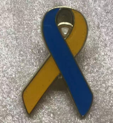 Ukraine Ribbon Lapel Pin