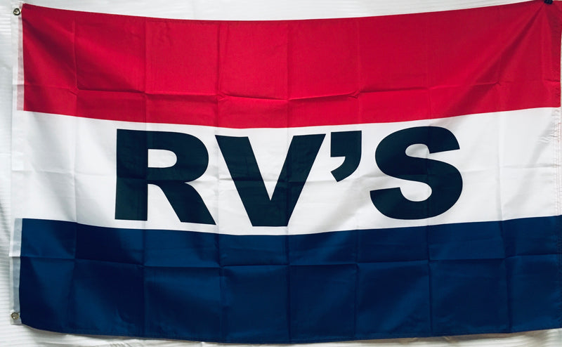 RV's Red White Blue 3'X5' Flag ROUGH TEX® 100D