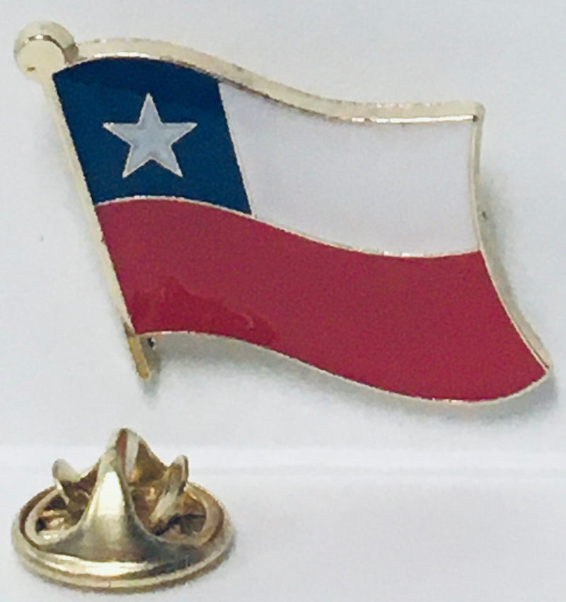 Chile Wavy Lapel Pin