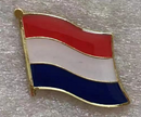 Netherlands Wavy Lapel Pin