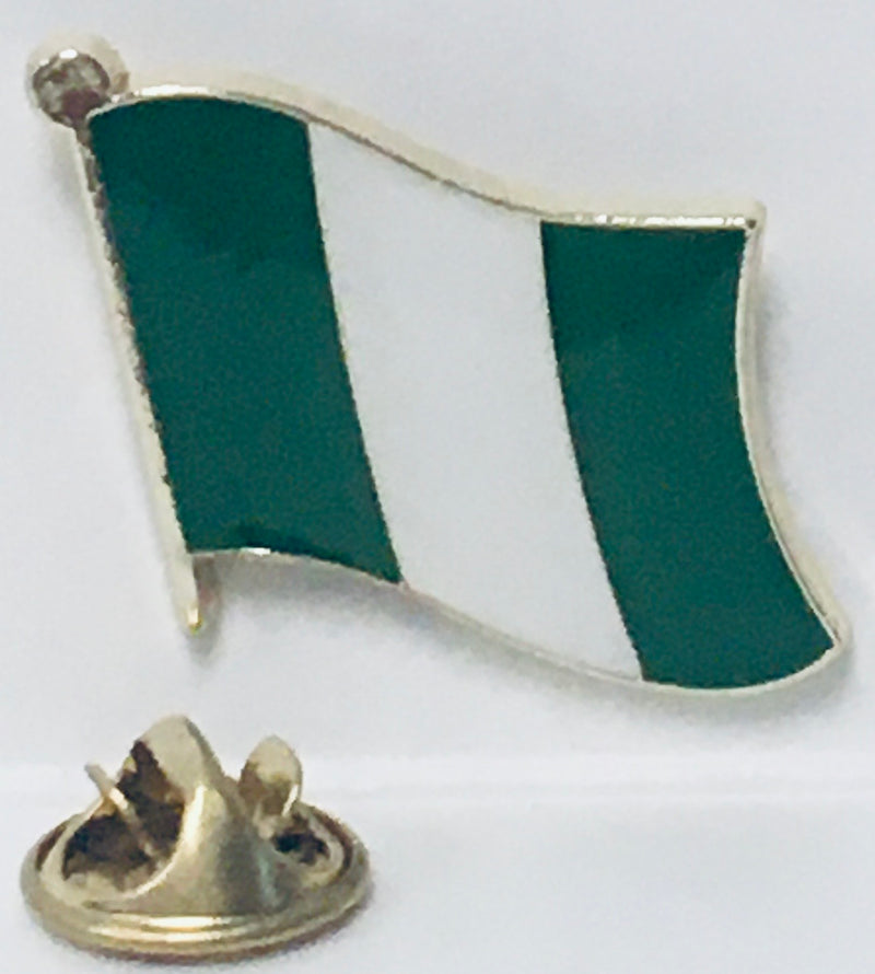 Nigeria Wavy Lapel Pin