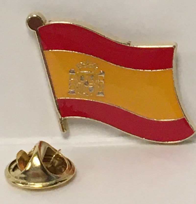 Spain Wavy Lapel Pin