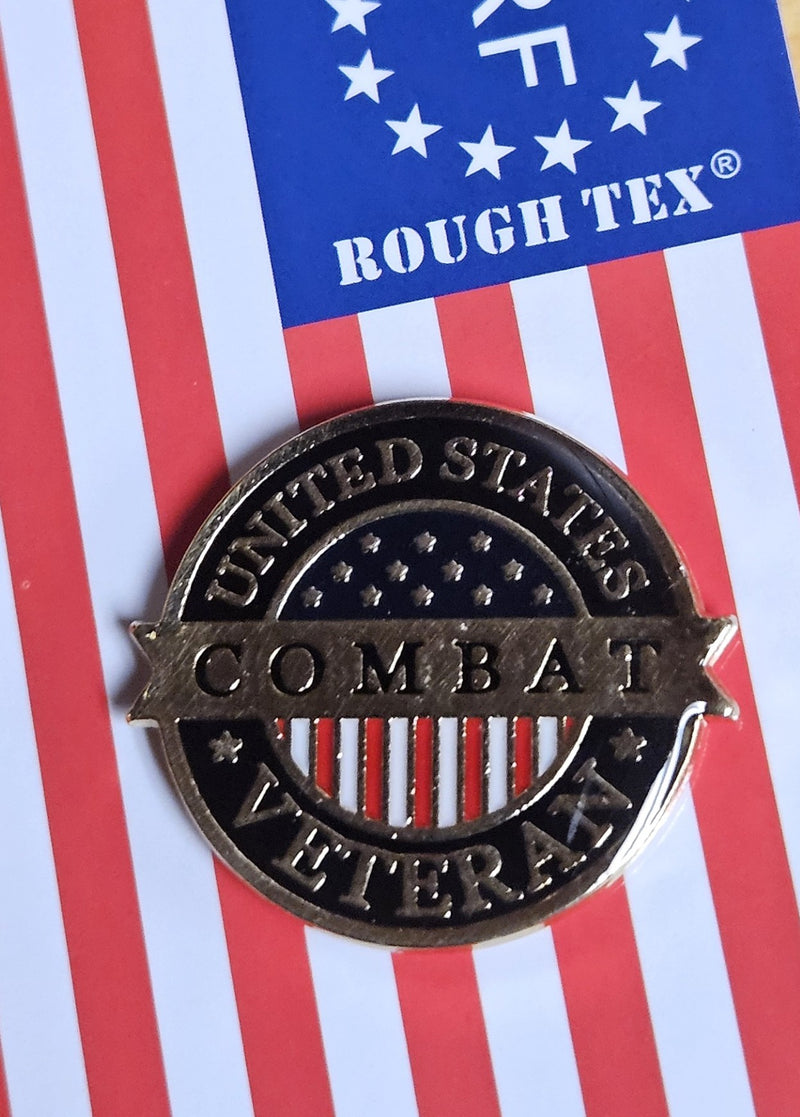 United States Combat Veteran Lapel Pin