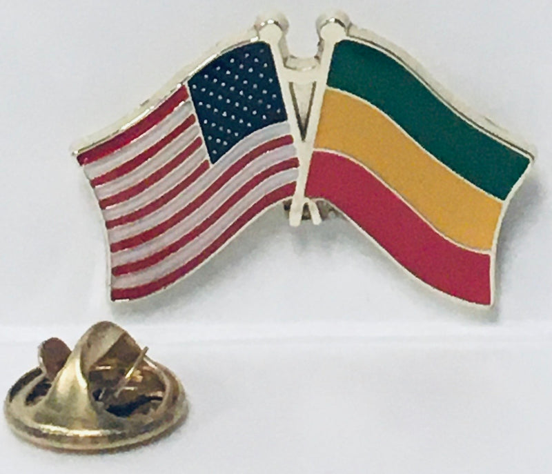 USA & Ethiopia Friendship Lapel Pin