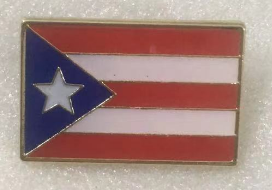 Puerto Rico Dark Blue Lapel Pin