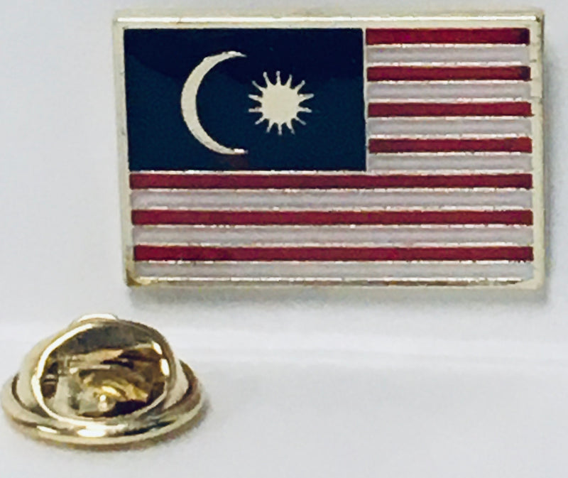 Malaysia Rectangle Lapel Pin