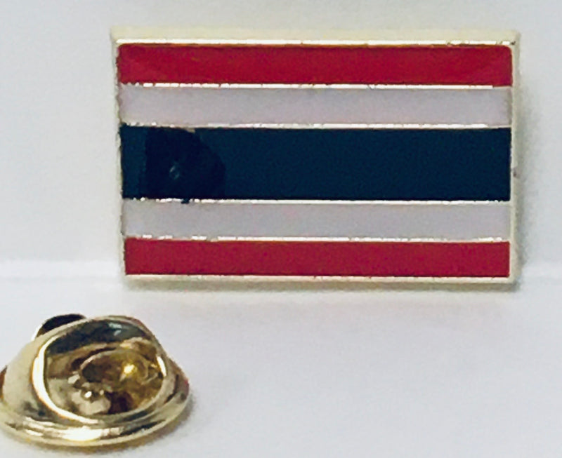 Thailand Rectangle Flag Lapel Pin