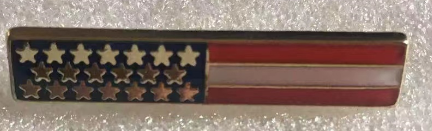 USA Tie Bar Lapel Pin Legal Law Political American Patriotic Police