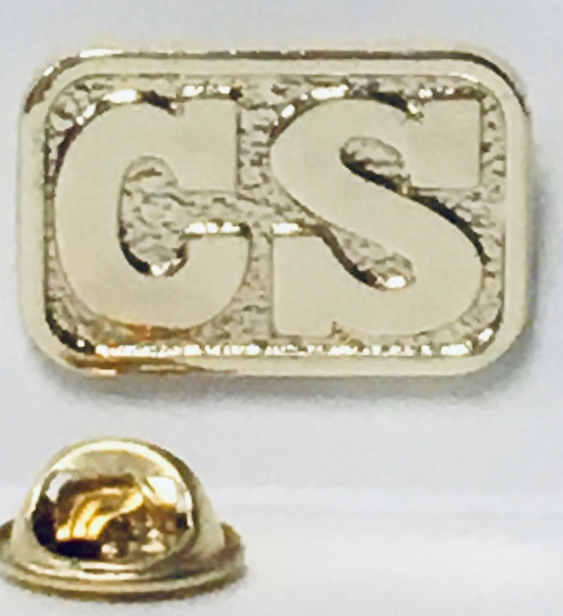 CS Gold Lapel Pin