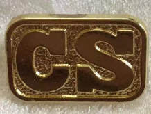 CS Gold Lapel Pin