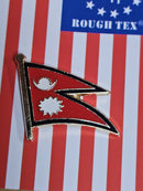Nepal Flag Lapel Pin