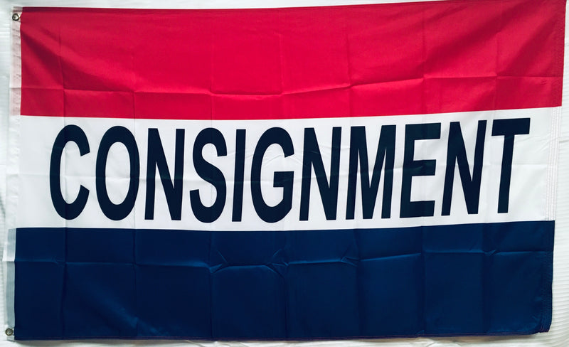 Consignment Red White Blue 3'X5' Flag ROUGH TEX® 100D