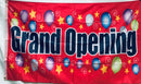 Grand Opening Red 3'X5' Flag ROUGH TEX® 100D