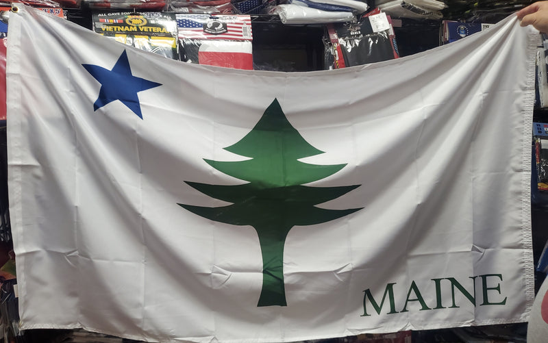 Maine Proposed 1901 (Maine)  Old State Flag 3x5 100D Rough Tex