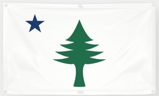 Maine Proposed 1901 Old State Flag  3x5 100D Rough Tex