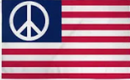USA Peace 5'x8' Embroidered Flag ROUGH TEX® Cotton