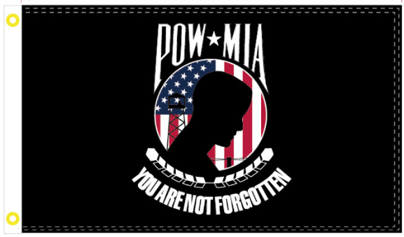POW MIA You Are Not Forgotten 3'X5' Double Sided Flag ROUGH TEX® 100D