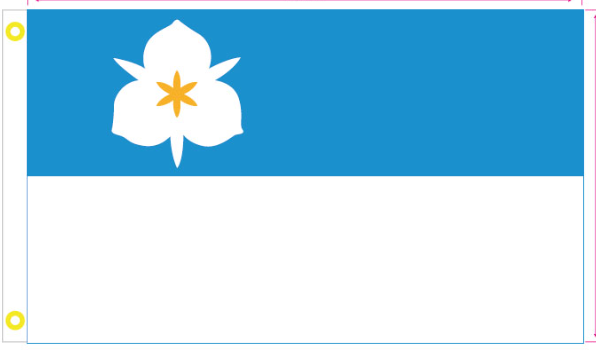 Salt Lake City Utah 3'X5' Flag ROUGH TEX® 100D