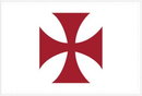 Knights Templar 3'X5' Flag ROUGH TEX® 100D