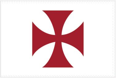 Knights Templar 3'X5' Flag ROUGH TEX® 100D