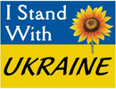 I Stand With Ukraine Sunflower 4'x6' Flag Rough Tex® 100D