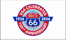 USA Celebrates Route 66 3'x5' Flag ROUGH TEX® 100D