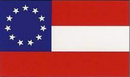 1st National 11 Stars 3'x5' Embroidered Flag ROUGH TEX® Cotton with Sleeve & Fringe