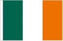 Ireland 12"x18" Stick Flag ROUGH TEX® 100D 30" Wooden Stick