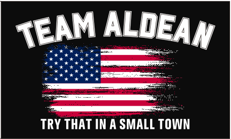 Team Aldean Try That In A Small Town USA 3'X5' Flag ROUGH TEX® 100D