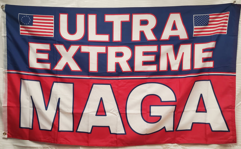 Ultra Extreme MAGA USA Betsy Ross 3'X5' Flag ROUGH TEX® 100D Trump 2024