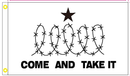 Come And Take It Barbwire 3'X5' Flag ROUGH TEX® 100D
