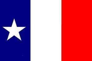 Texas Dodson 12"x18" Car Flag ROUGH TEX® Knit Double Sided