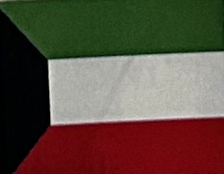 Kuwait 4"x6" Desk Stick Flag Sewn Rough Tex®