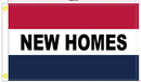 New Homes Red White & Blue 3'X5' Flag ROUGH TEX® 100D