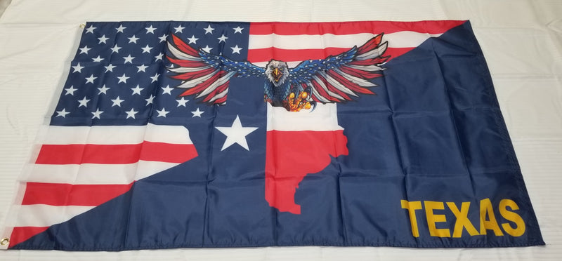 USA Texas 3'x5' Flag ROUGH TEX® 100D